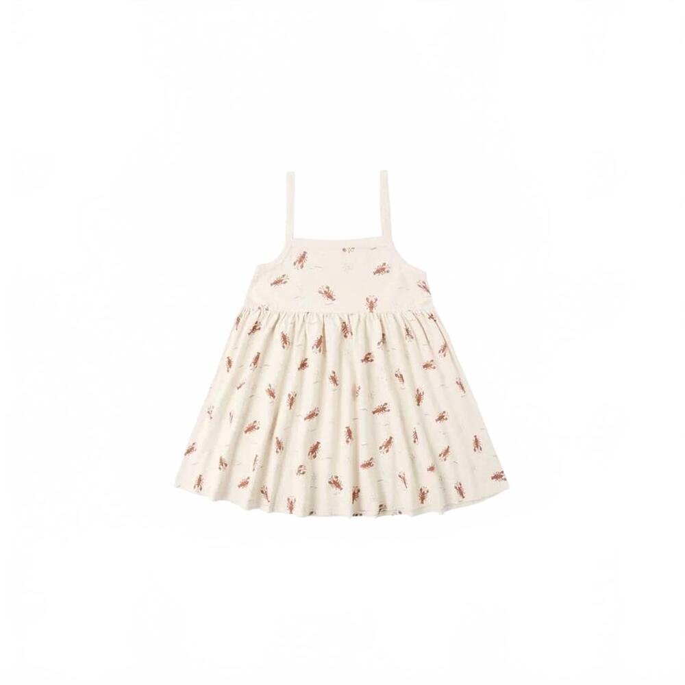 NEW RYLEE + CRU girl's lea dress in lobsters